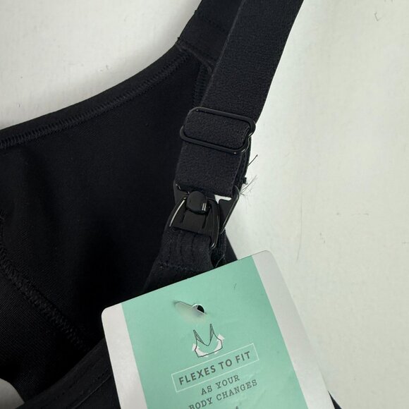NWT Playtex Maternity & Nursing Shaping T-Shirt Wirefree Bra Black Size 2XL XXL - Picture 9 of 13
